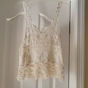 ISSI Lace Crochet Top